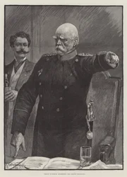 Prins Bismarck taler til den tyske rigsdag